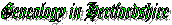 Genealogy in
Hertfordshire