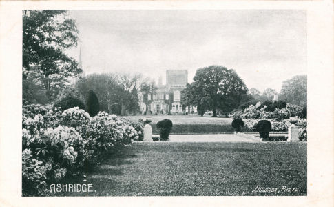 Ashridge House Gradens - Bridge over Moat - by Downer