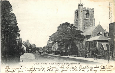 Berkhamsted High Street - PC by A H Hill
