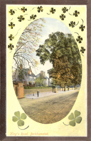 Kings Road, Berkhamsted, circa 1910 - Published by LN in Castle Series