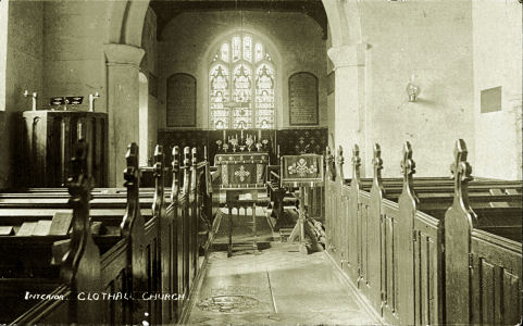 Clothall Church interior, Hertfordshire