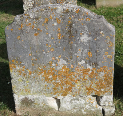 Grave of Sarah Burchmore, nee Andrew, in Flamstead Churchyard, Hertfordshire
