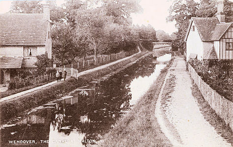Post Card of Wendover Canal at Halton in LESCO series circa 1915