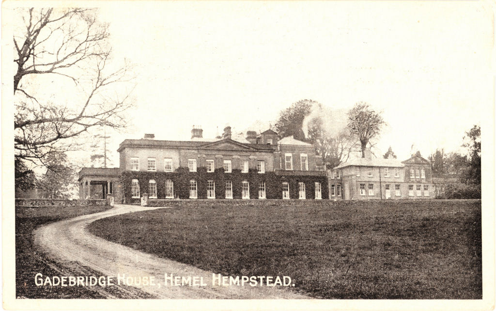 Gadebridge House, Hemel Hempstead - from Tombleson post card