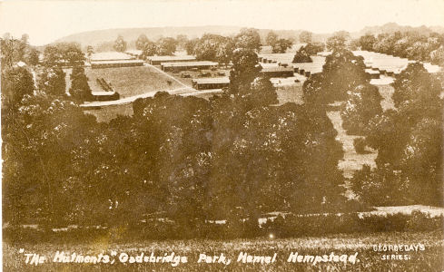 Gadebridge Army Camp, Hemel Hempstead - post card in George Day's Series 