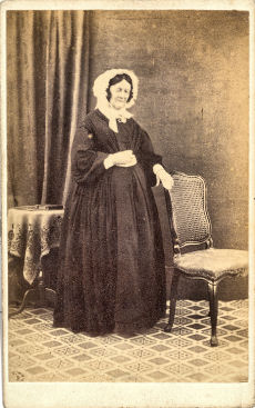 CDV of Lady by J Swaby of Hemel Hempstead