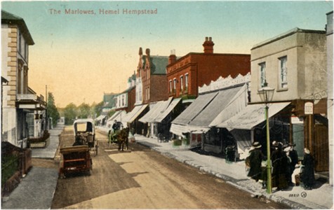 Title: The Marlowes, Hemel Hempstead -Publisher: Valentine Card - Date: circa 1910?