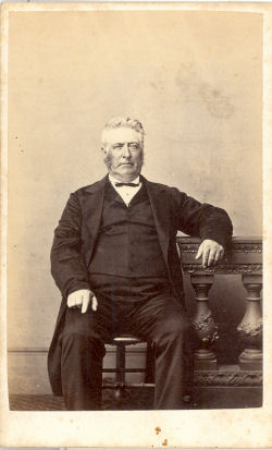 Samuel Rudd 0f Hitchin, circa 1870, photographed by Latchmore