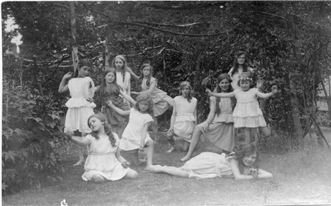 Post Card by T B Latchmore of Hitchin - School Play