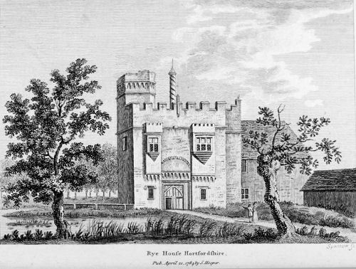 Rye House (Hoddesdon) 1784 - from Grose's Antiquities