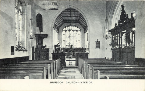 Interior, St Dunston's Church, Hunsdon, Herfordshire