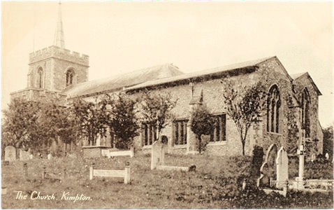 Title: The Church, Kinpton - Publisher: G Matthews, Post Office Stores, Kimpton, Herts - "The Vilcan Series" - Dated ?