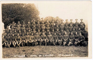 School of Cookery, St ALbans, First World War, by L L Christmas