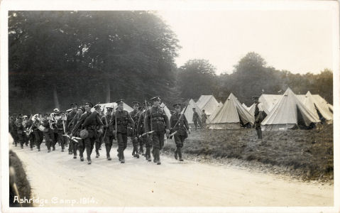 Territorial Force, Army Camp, Ashridge Park, Herts, 1914, ww1