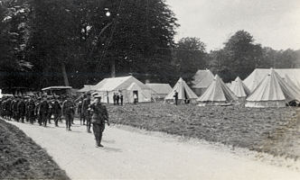 Territorial Force, Army Camp, Ashridge Park, Herts, 1914, ww1