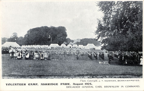 Volunteer Camp, Ashridge, Berkhamsted, 1905
