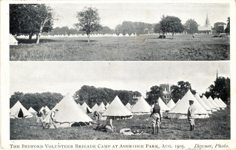 Bedford Volunteer Brigade, Ashridge Park, 1905