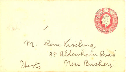 Prestamped envelope posted 1904