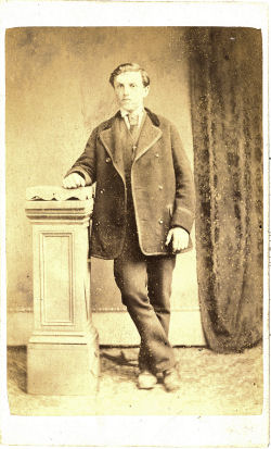 CDV of young man by Croft of Rickmansworth