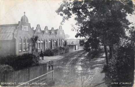 Beaumont Works, Fleetville, St ALbans - Post Card by Alpha, St Albans