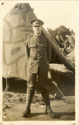 Soldier, 24th County of London Regiment (The Queen's) by L L Christmas of St Albans