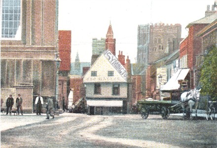 [DETAIL]  Title: Town Hall, St Albans - Publisher: Blum $ Degen Ltd "Kromo" Series 21532 - unsed but circa 1908