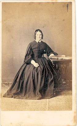 CDV showing lady - by Frederick Downer, Watford - circa 1870s