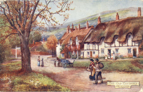 Old Cottages, Wendover, Buckinghamshire Raphael Tuck, Oilette
