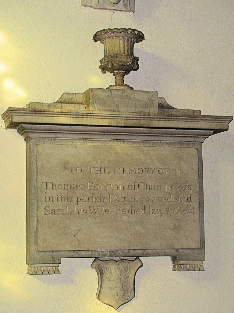 Egerton Memorial, St Bartholomews, Wigginton, Herts