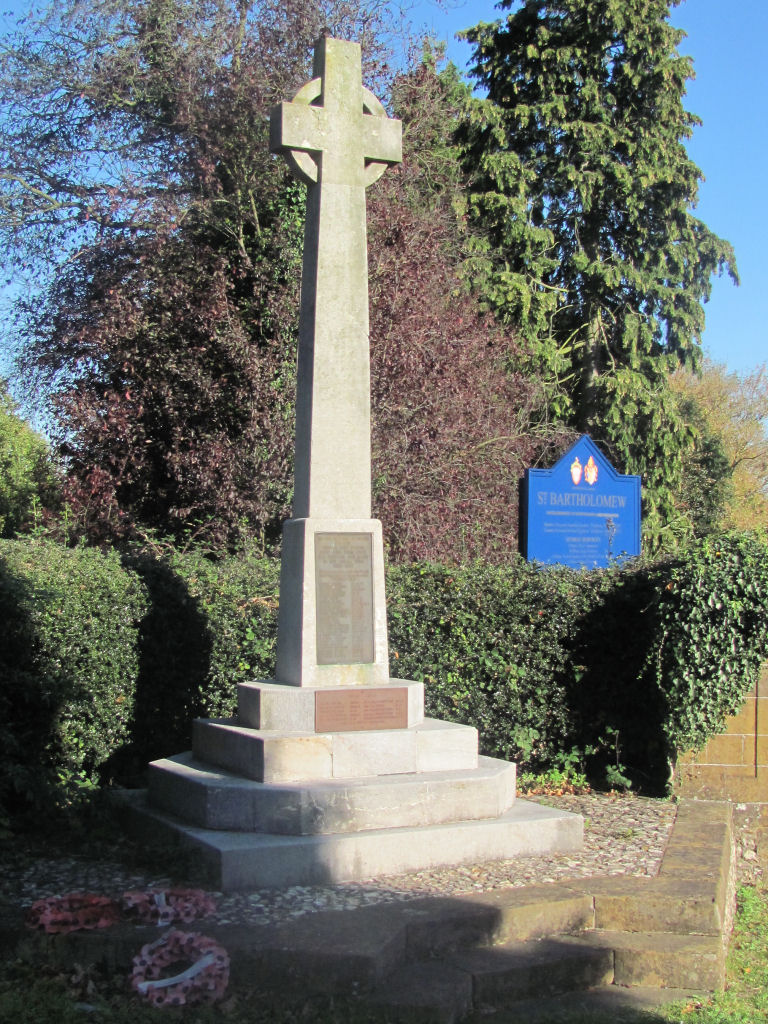 War Memorial, ST Bartholomew's, Wigginton