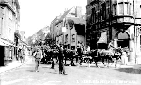 Title: 2. Hemel Hempstead in time of War - Publisher: No info. - Date: almost certainly late 1914